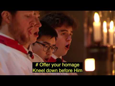 Christmas Carols from King's College 2023 with captions