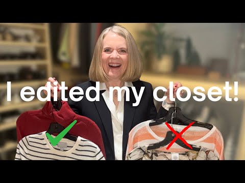 I Cleaned Out My Closet at 60+ -- Here's the French Capsule Wardrobe I Kept +12 outfits!