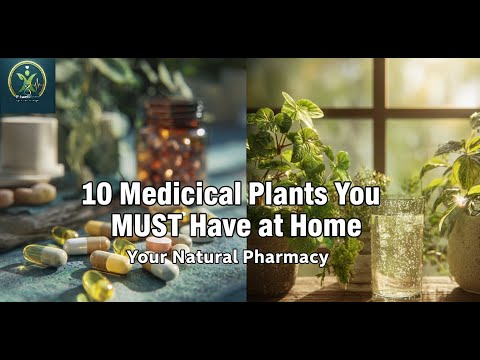 10 Medicinal Plants You Should Have at Home | Your Natural Pharmacy || @FitwellXpro