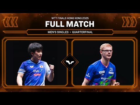 FULL MATCH | Tomokazu Harimoto vs Felix Lebrun | MS QF | #WTTHongKong 2025