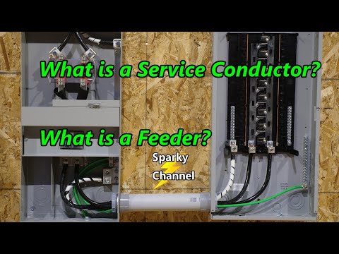 What is a Service Conductor? What is a Feeder?