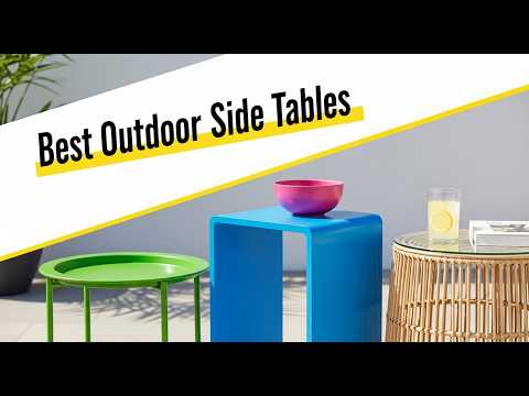 TOP 5 Best Outdoor Side Tables 2026 | Metal outdoor side table