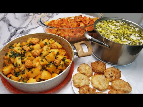 4 блюда из 1кг фарша. Экономно Много и Вкусно. Что можно приготовить из фарша. Выпуск 14