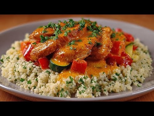 Ich habe noch nie Hühnchen in so einer leckeren Soße probiert! Ein einfaches Abendessenrezept