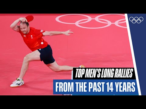 10 minutes of insane rallies in men's table tennis! 🏓🔥