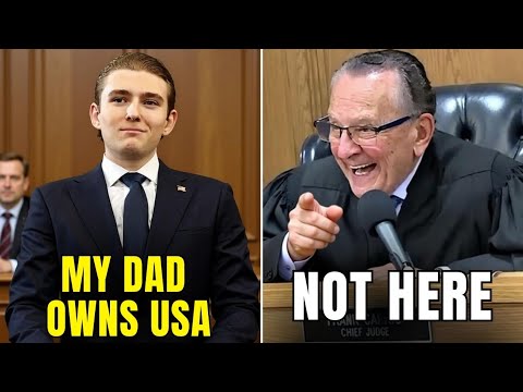 Baron Trump Thought Presidential Power Would Save Him — Judge Caprio Proved Him Wrong