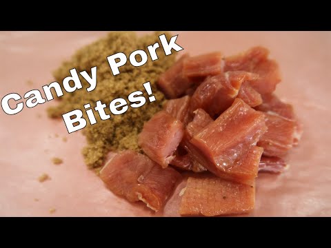 Candy Pork Bites! A new way to make pork jerky!