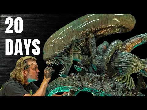 Sculpting a Life Size Alien in 20 Days