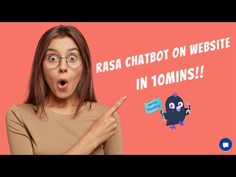 Rasa chatbot website integration | Quick tutorial