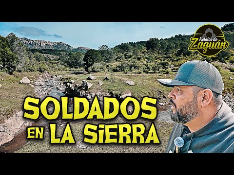 SOLDADOS PASAN CAMINANDO Y DESAPARECEN EN LA SIERRA !!