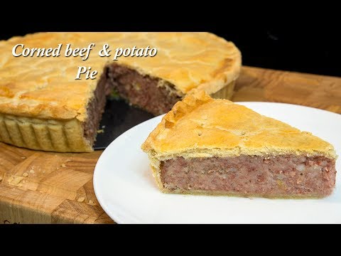 Corned beef and potato pie