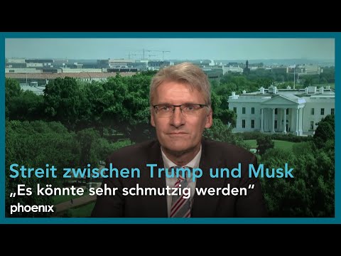 Elmar Theveßen (ZDF-Korrespondent) u.a. zum Eklat zwischen Elon Musk und Donald Trump