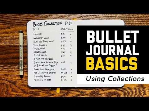 Bullet Journal Basics || How to use Collections to Organize your Bullet Journal