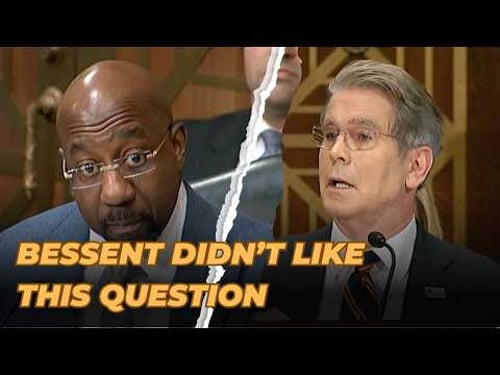 I Asked Scott Bessent the Questions He Didn't Want to Hear...