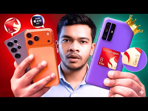 Snapdragon 8 Elite Gen 5 vs Apple A19 Pro 🔥 | Full Performance Test in Bangla