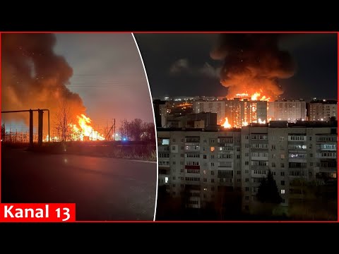 More explosions in Russia: Ukraine struck power plants, oil refinery at night