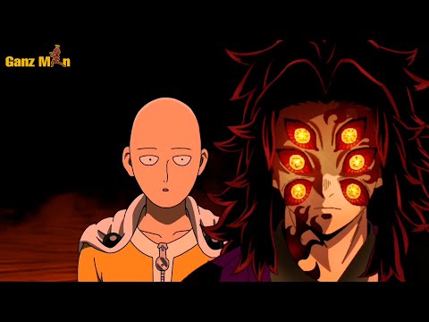 Kokushibo is angry and interested in Saitama's power