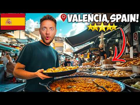 VALENCIA FOOD TOUR in Spain! (Real Paella, Fideuà , Tapas, Bakeries & More!)