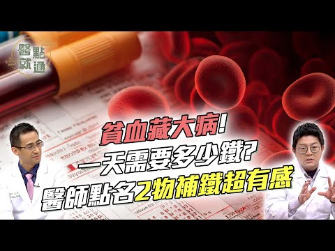 貧血藏大病!一天需要多少鐵?醫師點名2物超補鐵Anemia Warning!2 Foods That Boost Iron Fast【#醫點就通】EP48#緯來育樂台#張善涵#陳冠任2025.8.27