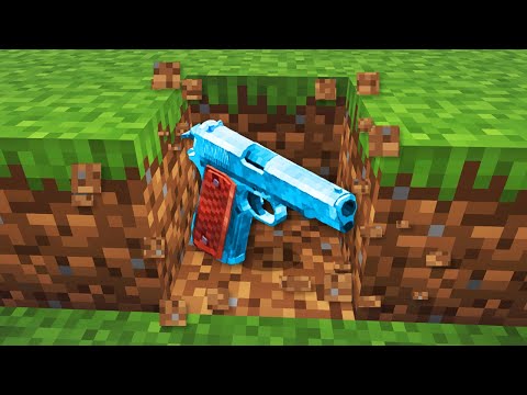 Minecraft, But Drops Are Guns...