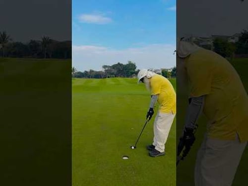 Sadhguru lands an Eagle on the Golf Course