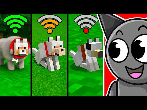 Minecraft with Different WiFi be like…