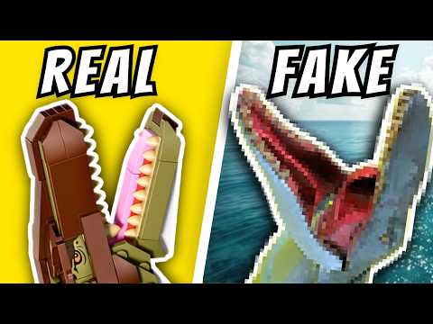 I FIXED The MOSASAURUS With FAKE LEGO!!!