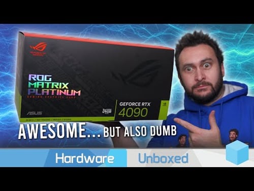 I Can't Afford It! Asus ROG Matrix Platinum GeForce RTX 4090 Review