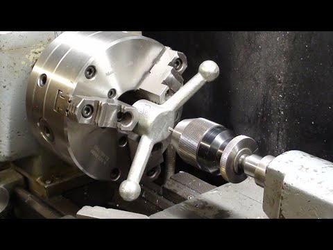 TAPPING an ACME BALL NUT #879 tubalcain clausing lathe