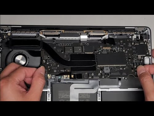 2020 M1 13" inch MacBook Pro A2338 Near Complete Disassembly Liquid Spill Repair Speakers Fan Screen