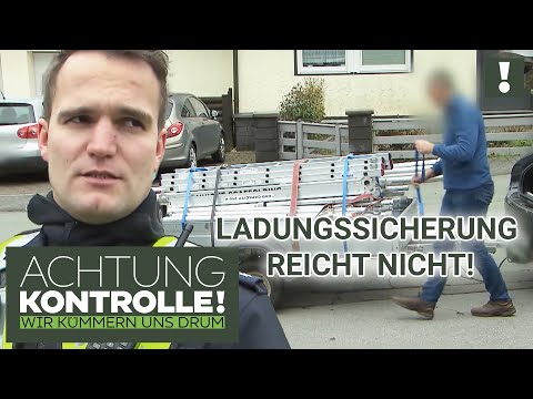 ⚠️ Ungesicherte LADUNG ist eine RIESEN-GEFAHR! | Achtung Kontrolle
