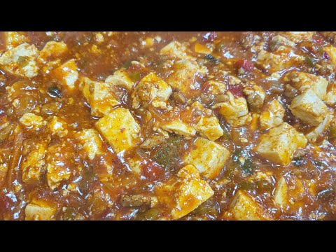 단체급식(대용량):마파두부(Mapa Tofu)만들기♡