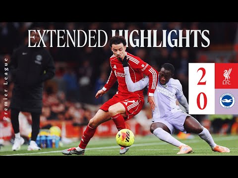 Extended Highlights: Liverpool 2-0 Brighton | Premier League