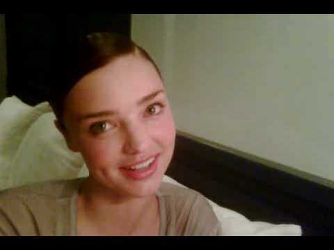 Miranda Kerr backstage at David Jones 2010