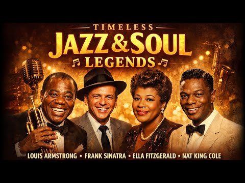 Timeless Jazz & Soul Legends 🎶 Louis Armstrong, Frank Sinatra, Ella Fitzgerald, Nat King Cole