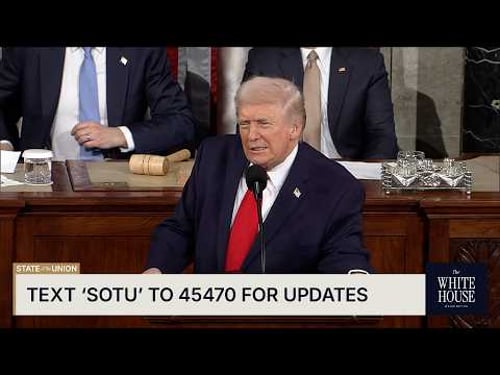 President Donald J. Trump’s 2026 State of the Union Address