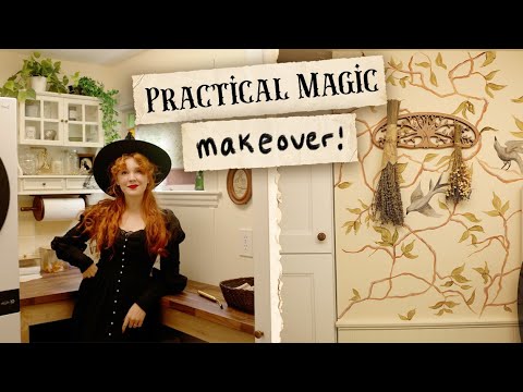 A "Practical Magic" Laundry Room Makeover! โจ