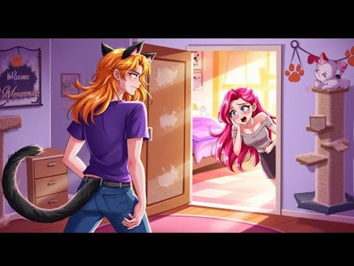 My Crush Turned Into A Cat At Night