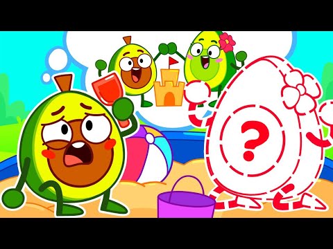 Don't Leave Me Mommy! 😨 Kids Songs & Nursery Rhymes | Best Kids Cartoon by Pit & Penny Stories 🥑✨