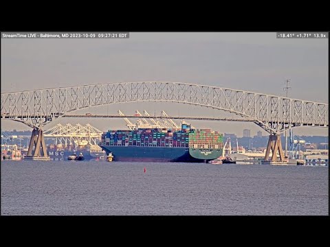 Watch a Livestream of Ships in Baltimore