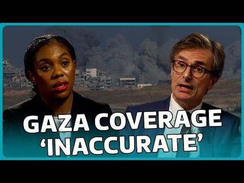 'Coverage of Gaza war inaccurate': Peston interviews Kemi Badenoch | Talking Politics | ITV News