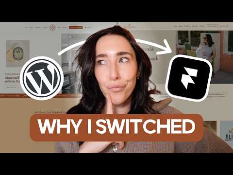 Why I Switched From WordPress to Framer (As a Graphic Designer)