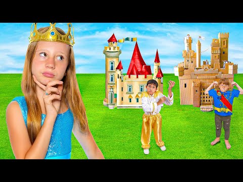 Nastya, like a princess, chooses her prince