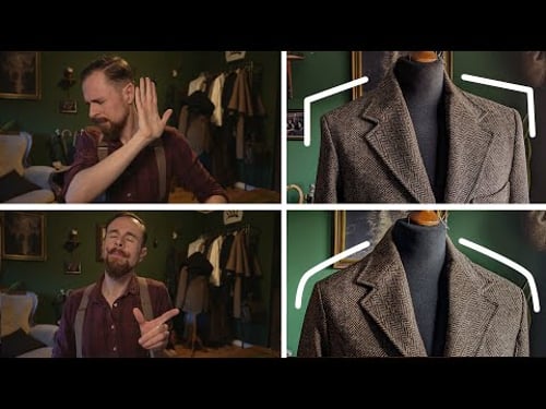 Sloped Shoulders and Suit Jackets - a problem and how to fix it