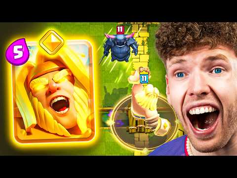 😱😨I'M PLAYING THE HERO GIANT... (He counters Mega Knights!) | Clash Royale German