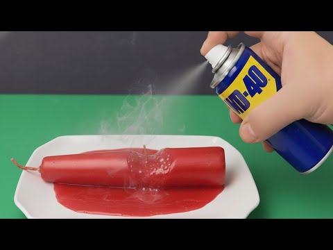 Mix WD40 with Candle and make dollars😱! Billions of people don't even know this secret!