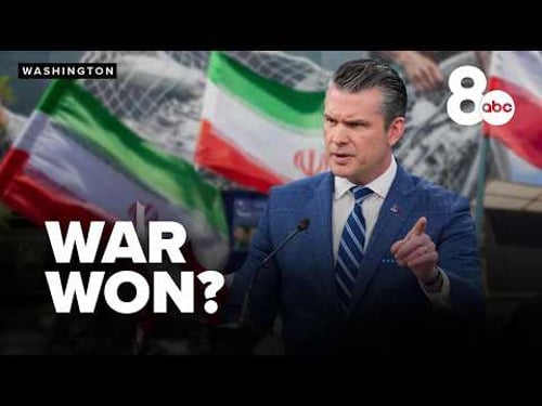 Hegseth CLAIMS VICTORY after Iran ceasefire