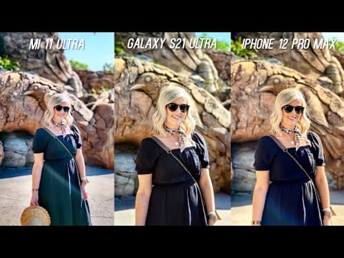 Xiaomi Mi 11 Ultra vs Galaxy S21 Ultra vs iPhone 12 Pro Max Camera Test Comparison