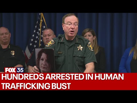 Sheriff Grady Judd gives update on human trafficking bust after 228 people arrested