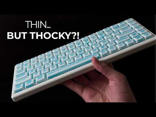 Low Profile Keyboards Usually Feel Cheap...Not This One l Zen75